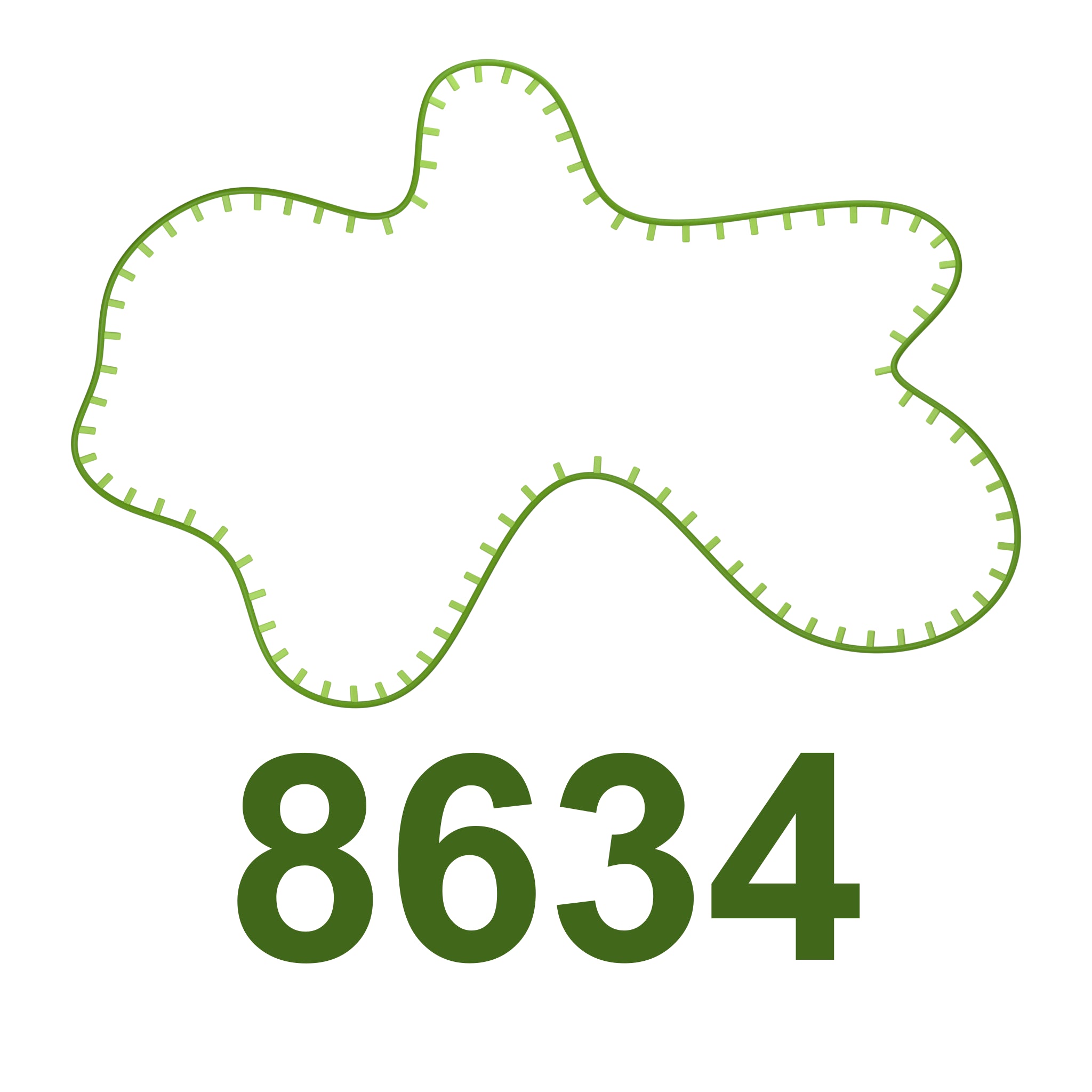 Scaffold ssDNA 8634 bases